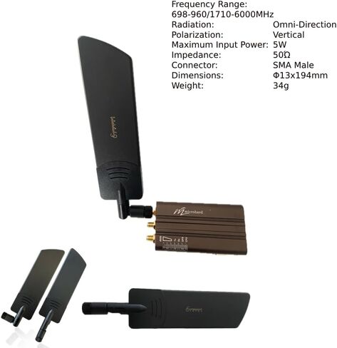 جهاز CompuPort فائق العرض 5G/4G/LTE هوائي داخلي خلوي واي فاي - نطاق التردد: 698-960/1710-6000 ميجا هرتز - الكسب: 5 ديسيبل in Saudi Arabia
