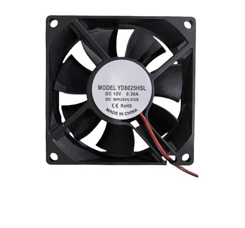 YD8025HSL 0.3A 5V 12V DC24V 8CM Fan 80x 80x 25MM 8025 Small Fan 8cm DC Heat Dissipation Fan in Saudi Arabia