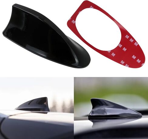 New Ebony Shark Fin Roof Antenna Cover for Hyundai Elantra Limited Sedan 4-Door 1.8L 2011-2016 - Black in Kuwait