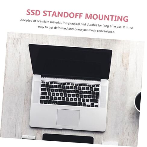 Zerodeko 20 قطعة M.2 SSD براغي وصواميل تثبيت سداسية الرأس للوحة الأم للألعاب، طقم إصلاح القرص الصلب للكمبيوتر، متوافق مع تركيب Nvme SSD in Saudi Arabia