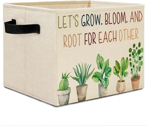 Boho Classroom Storage Bins,Teacher Gifts Inspirational Collapsible Storage Basket Organizer for Classroom Kids Room Nursery Playroom Clothes Toys Books,Toybox for Girls in Saudi Arabia