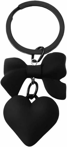Lemua Heart keychain bow bow key chain chain cute bag bag Charm for Women Girls in Kuwait
