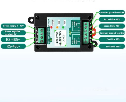1 رئيسي 2 منفذ RS-485 Hub مكرر صناعي معزول لواجهة تحويل إشارة الشبكة الآلية in Kuwait