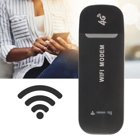 راوتر 4G، يصل إلى 10 مستخدمين، اتصال مستقر، اتصال سهل، التوصيل والتشغيل، حجم محمول، أسود، يدعم بطاقة SIM، يدعم 802.11b g n، راوتر 4G LTE لنقطة الاتصال، in Kuwait