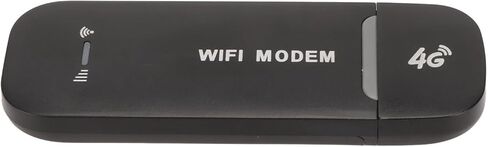 راوتر 4G، يصل إلى 10 مستخدمين، اتصال مستقر، اتصال سهل، التوصيل والتشغيل، حجم محمول، أسود، يدعم بطاقة SIM، يدعم 802.11b g n، راوتر 4G LTE لنقطة الاتصال، in Kuwait