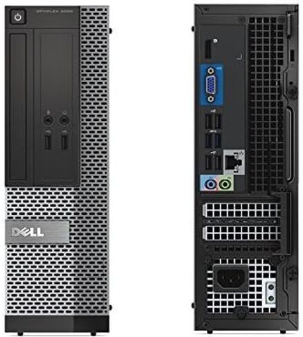 Dell OptiPlex 3020 Desktop Computer - Intel Core i5 i5-4590 3.30 GHz + Wireless Keyboard & Mouse + (2) Dual 22 Inch Monitors (Renewed) in Kuwait