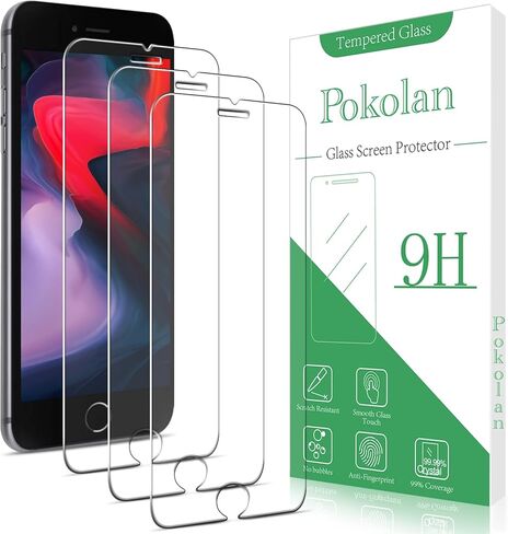Pokolan 3 Pack Screen Protector for iPhone 17 Pro Max Tempered Glass, 9H Hardness, Case Friendly, Anti Scratch, Bubble Free, HD clear, Easy to install in Saudi Arabia