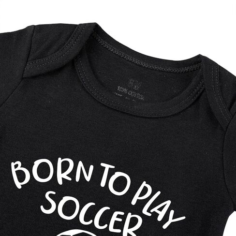 Daddy Soccer Baby Bodysuit I Love My Daddy Baby Bodysuits Soccer Clothes Dad Babies Romper Unisex in Kuwait