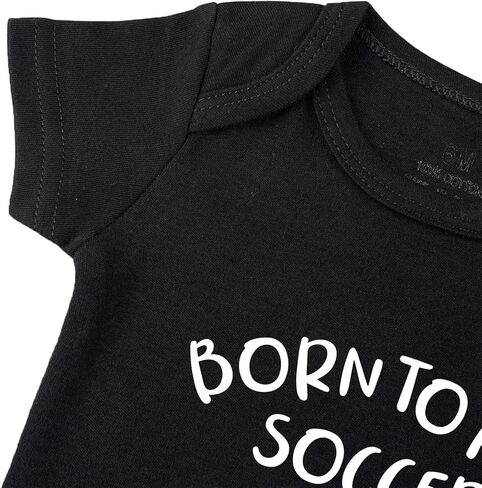 Daddy Soccer Baby Bodysuit I Love My Daddy Baby Bodysuits Soccer Clothes Dad Babies Romper Unisex in Kuwait
