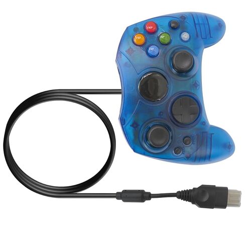 Artmavin Classic Wired Controller for Xbox S Type Console, Gamepad Joysticks with the Vibration Shock and Precision Analog Thumbsticks - Sapphire Blue in Saudi Arabia
