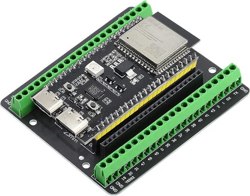 5 قطعة ESP32 S3 لوحة القطع GPIO 1 إلى 2 متوافق مع لوحة تطوير 44 دبوس ، وحدة N8R2/N16R8 ، مجموعة لوحة توسيع ESP32 in Kuwait