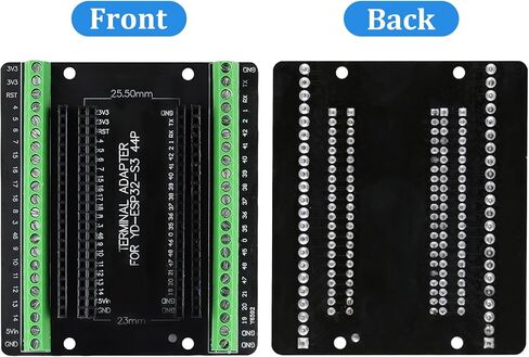 5 قطعة ESP32 S3 لوحة القطع GPIO 1 إلى 2 متوافق مع لوحة تطوير 44 دبوس ، وحدة N8R2/N16R8 ، مجموعة لوحة توسيع ESP32 in Kuwait