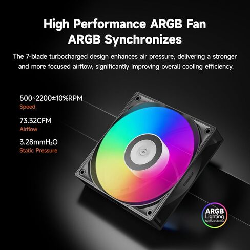 PCCOOLER CPU Air Cooler Dual Tower, 6×6mm Heatpipes, 120mm ARGB PWM Fan, Copper Reflow Base, Anti-Deformation Bracket, Intel LGA1851/1700 & AMD AM5 Compatible (RT620Pro TC ARGB Black) in Saudi Arabia