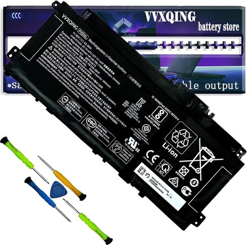 PV03XL PP03XL استبدال بطارية الكمبيوتر المحمول HP Pavilion x360 13-BB 14-DV 14-DW 14-DK 14M-DW 13-bb0xxx 14-dv0xxx 14-dw0xxx14m-dw0xxx 14M-DW0023DX PVO3XL 14m-dw0013dx dw1013dx L83393-005 in Saudi Arabia