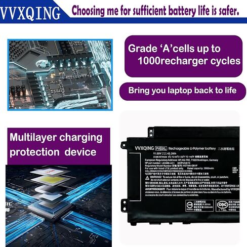 PV03XL PP03XL استبدال بطارية الكمبيوتر المحمول HP Pavilion x360 13-BB 14-DV 14-DW 14-DK 14M-DW 13-bb0xxx 14-dv0xxx 14-dw0xxx14m-dw0xxx 14M-DW0023DX PVO3XL 14m-dw0013dx dw1013dx L83393-005 in Saudi Arabia