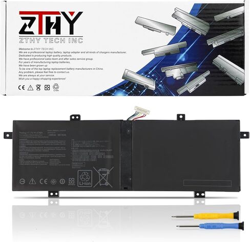 C21N1833 استبدال بطارية ASUS ZenBook 14 UM431 UM431D UM431DA UX431 UX431F UX431FA UX431FL UX431FN UX431D UX431DA VivoBook S14 S431 S431F S431FA S431FL X431 X431F X431FA X431FL C21PtJH 47 واط ساعة in Saudi Arabia