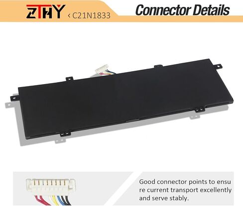 C21N1833 استبدال بطارية ASUS ZenBook 14 UM431 UM431D UM431DA UX431 UX431F UX431FA UX431FL UX431FN UX431D UX431DA VivoBook S14 S431 S431F S431FA S431FL X431 X431F X431FA X431FL C21PtJH 47 واط ساعة in Saudi Arabia
