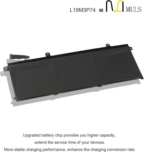 MULS 51WH L18M3P74 L18M3P73 Laptop Battery for Lenovo ThinkPad T490 T495 P43S T14 P14S Gen 1 2 1st 2nd 20N2 20N3 20RY 20RX 20NJ 20NK 20RH 20RJ 20S0 20S1 20W0 20W1 20S4 20S5 20VX 20VY L18L3P73 in Saudi Arabia