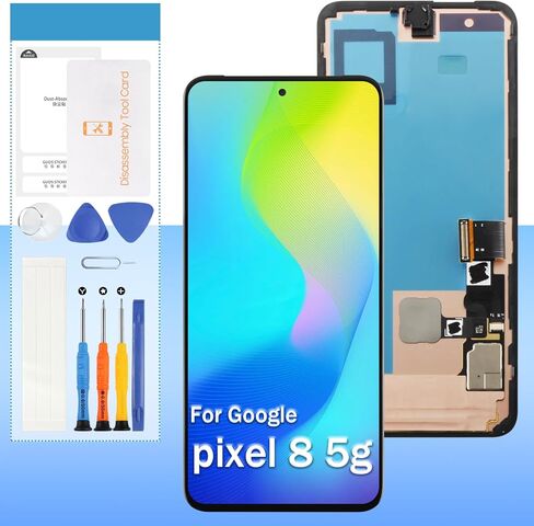 الأصلي لجوجل بكسل 8 5G قطع غيار للشاشة GKWS6, G9BQD, GA04851-US, GZPFO, GPJ41 6.2 "شاشة الكريستال السائل مجموعة رقمنة اللمس in Saudi Arabia