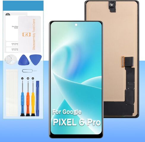 TFT for Google Pixel 6 Pro Screen Replacement GLUOG, G8VOU, GF5KQ 6.7" LCD Display Touch Digitizer Assembly(Not Fingerprint) in Saudi Arabia