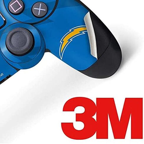 ملصق Skinit المخصص للألعاب متوافق مع وحدة تحكم PS4 - تصميم مزدوج الرؤية مرخص رسميًا من NFL Los Angeles Chargers in Kuwait