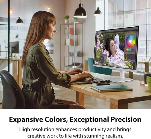 msi Modern MD27UPHW 27-inch IPS 3840 x 2160 (UHD) Computer Monitor,60 Hz,Adaptive-Synch,Display HDR 400,HDMI,DisplayPort,VESA Mountable,Height Adjustable,Speaker,White in Saudi Arabia