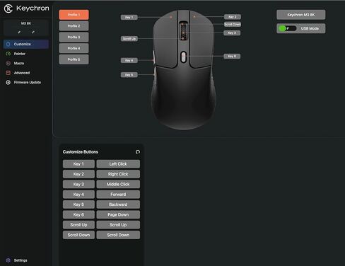 M3 8K Wireless Mouse - Black in Saudi Arabia
