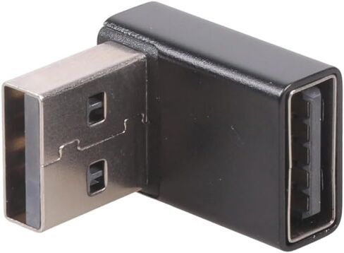 2 قطعة/حزمة التوصيل والتشغيل USB 3.0 محول الزاوية اليمنى مع تصميم لأعلى لأسفل، وصلة تمديد سهلة لإدارة الكابلات in Saudi Arabia