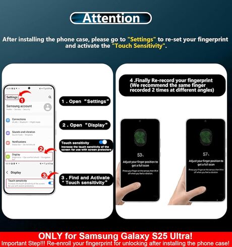 SPIDERCASE Only for Samsung Galaxy S25 Ultra Case Waterproof, Built-in Screen & Camera Lens Protector[IP68] [Military Grade Shockproof] Full Protection Only for S25 Ultra 6.9", Black/Clear in Saudi Arabia