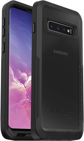 حافظة OtterBox Pursuit Series لهاتف Galaxy S10 (فقط) - عبوة البيع بالتجزئة - شفاف/أسود in Kuwait