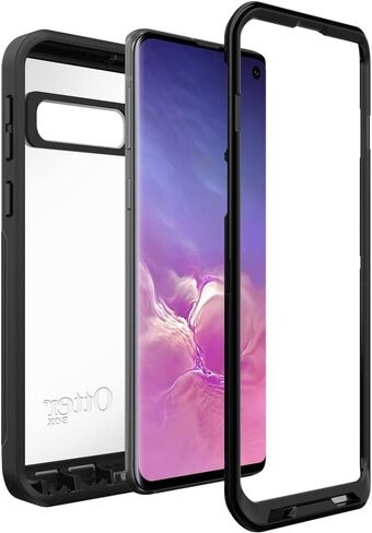 حافظة OtterBox Pursuit Series لهاتف Galaxy S10 (فقط) - عبوة البيع بالتجزئة - شفاف/أسود in Kuwait