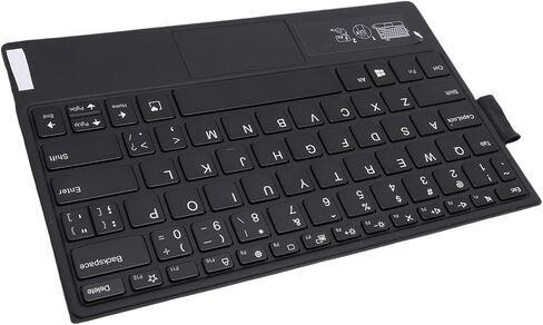 لوحة مفاتيح بلوتوث تعمل باللمس مناسبة للكمبيوتر اللوحي Thinkpad X1 Fold، تصميم QWERTY دقيق ولوحة مفاتيح بلوتوث لاسلكية محمولة قابلة لإعادة الشحن مع تصميم مفتاح كامل in Kuwait