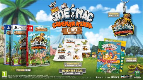 MICROÏDS New Joe & Mac: Caveman Ninja - إصدار T-Rex (PS5) in Saudi Arabia