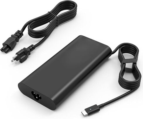 شاحن USB-C بقدرة 165 وات لمحطات العمل المحمولة Dell Precision 5690 P123F002 المتوافقة مع سلك محول إمداد الطاقة من النوع C بقدرة 100 وات 65 وات 60 وات in Kuwait
