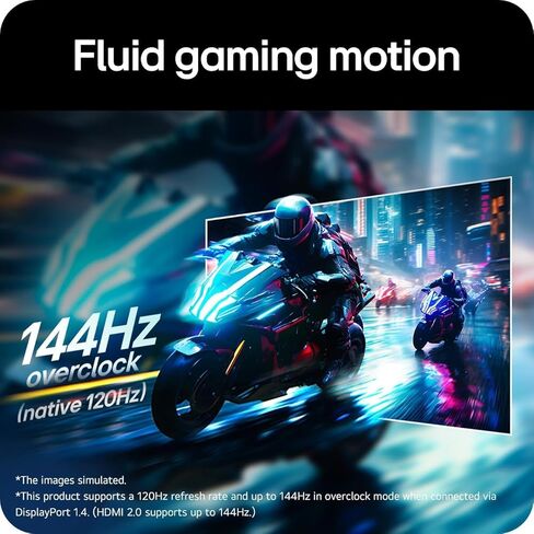 LG Ultra Smooth 27" Gaming Monitor, 144Hz Overclock, AMD FreeSync & G-Sync Compatible, 1ms Response, IPS Panel with Crosshair and Black Stabilizer, with HDMI and HDMI to VGA Cable in Saudi Arabia