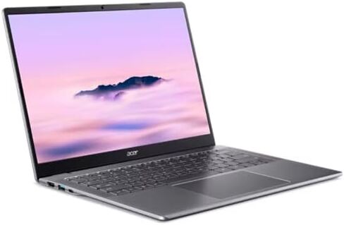 acer Chromebook Plus 514 CB514-6HT-368E - كمبيوتر محمول بشاشة لمس 14 بوصة WUXGA، i3‑N355، 8 جيجابايت LPDDR5، 128 جيجابايت UFS، Wi-Fi 6E، لوحة مفاتيح بإضاءة خلفية، ChromeOS NX.JKBAA.001 (متجدد) in Kuwait