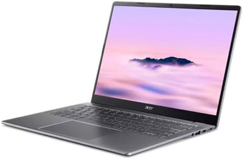 acer Chromebook Plus 514 CB514-6HT-368E - كمبيوتر محمول بشاشة لمس 14 بوصة WUXGA، i3‑N355، 8 جيجابايت LPDDR5، 128 جيجابايت UFS، Wi-Fi 6E، لوحة مفاتيح بإضاءة خلفية، ChromeOS NX.JKBAA.001 (متجدد) in Kuwait