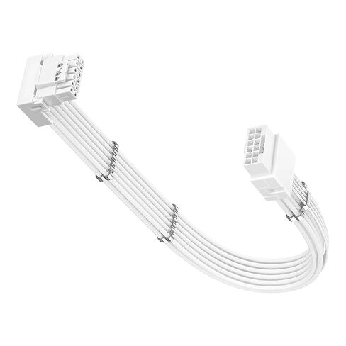 كابل تمديد Fasgear PCIE 5.0/5.1 16pin GPU - محول 12V-2x6/12VHPWR (12+4) دبوس ذكر إلى أنثى 90 درجة موسع GPU سلك الطاقة 600W لـ RTX 5070 Ti 5090 5080 4090 4070Ti 4080 3090Ti (النوع A) in Saudi Arabia