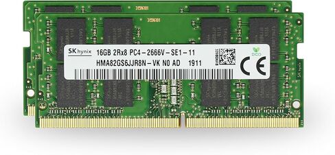 SK Hyn(Hynix) Original 16GB (1x16GB) DDR4 2666MHz PC4-21300 SODIMM 2Rx8 CL19 1.2v 260-PIN Laptop Notebook Memory RAM Module Upgrade HMA82GS6JJR8N-VKNO Adamanta in Kuwait