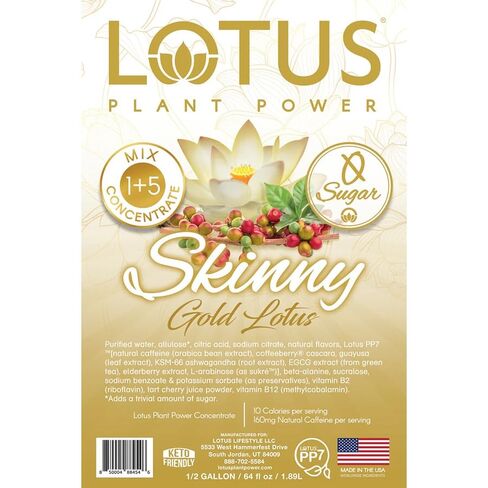Lotus Plant Power 5:1 Energy Concentrate 64 fl. oz. (Skinny Gold) Pack of 2 (Packaging May Vary) in Saudi Arabia