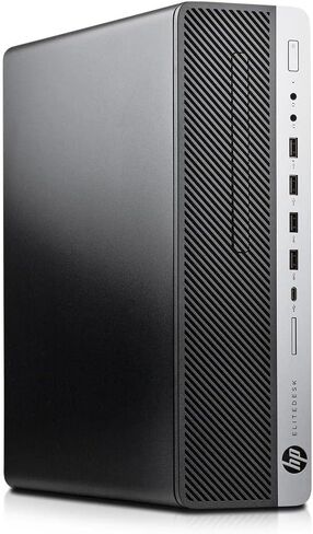 HP EliteDesk 800 G4 SFF Desktop, Windows 11 Pro Computer PC, Intel Core i5-8500, 8GB DDR4 RAM, 256GB SSD, DisplayPort, RJ-45, WiFi, Bluetooth (Renewed) Core i5 PC in Kuwait