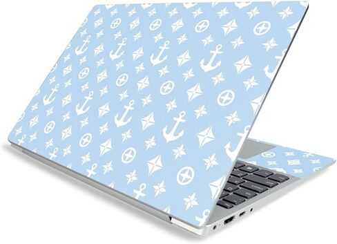 MightySkins Skin لجهاز Lenovo Ideapad S340 15 "(2019) - مصمم باللون الأزرق الفاتح | غطاء ملتف من الفينيل واقٍ ومتين وفريد ​​من نوعه | سهل التطبيق والإزالة وتغيير الأنماط | صنع في الولايات المتحدة الأمريكية in Kuwait