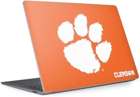 Skinit Decal Laptop Skin Compatible with Surface Laptop 3 13.5in - Officially Licensed Clemson University Football Design in Saudi Arabia