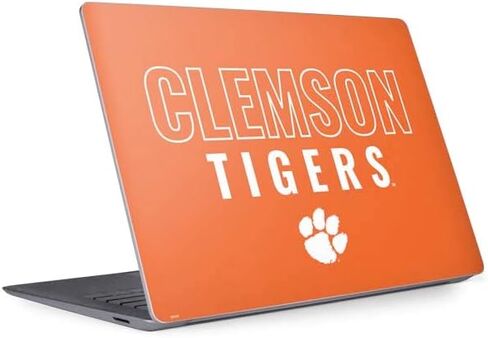 Skinit Decal Laptop Skin Compatible with Surface Laptop 3 13.5in - Officially Licensed Clemson University Football Design in Saudi Arabia