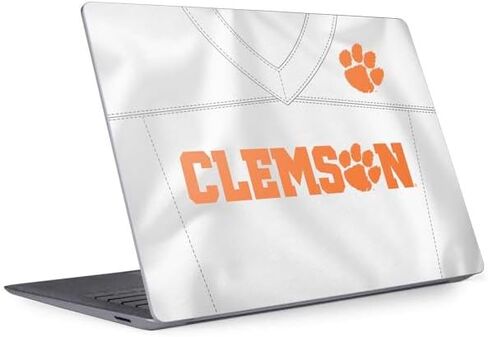 Skinit Decal Laptop Skin Compatible with Surface Laptop 3 13.5in - Officially Licensed Clemson University Football Design in Saudi Arabia