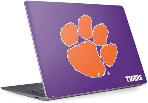 Skinit Decal Laptop Skin Compatible with Surface Laptop 3 13.5in - Officially Licensed Clemson University Football Design in Saudi Arabia