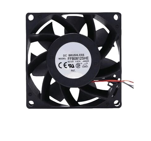 FFB0812SHE 12V 0.87A 8cm 80mm 2 Wires 8038 Dual Ball Bearing Cooling Fan Violence 80 * 80 * 38mm in Saudi Arabia