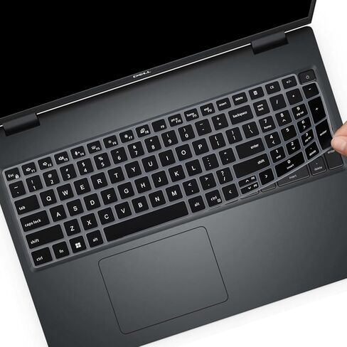 غطاء لوحة المفاتيح لجهاز Dell Precision 16 7670 7680 & Precision 7770 7780 16 17.3 بوصة للكمبيوتر المحمول، Dell Precision 7000 ملحقات الكمبيوتر المحمول غطاء حماية لوحة المفاتيح باللون الأسود in Saudi Arabia