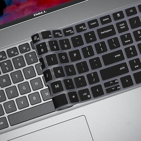 غطاء لوحة المفاتيح لجهاز Dell Precision 16 7670 7680 & Precision 7770 7780 16 17.3 بوصة للكمبيوتر المحمول، Dell Precision 7000 ملحقات الكمبيوتر المحمول غطاء حماية لوحة المفاتيح باللون الأسود in Saudi Arabia