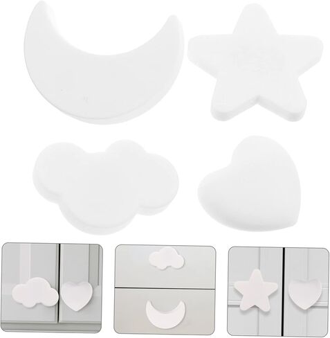 Veemoon 4pcs Boy Girl Decorative Dresser Knobs for Girls Adorable Pulls to Install Cabinet Handles for Nursery and Bedroom Use in Saudi Arabia